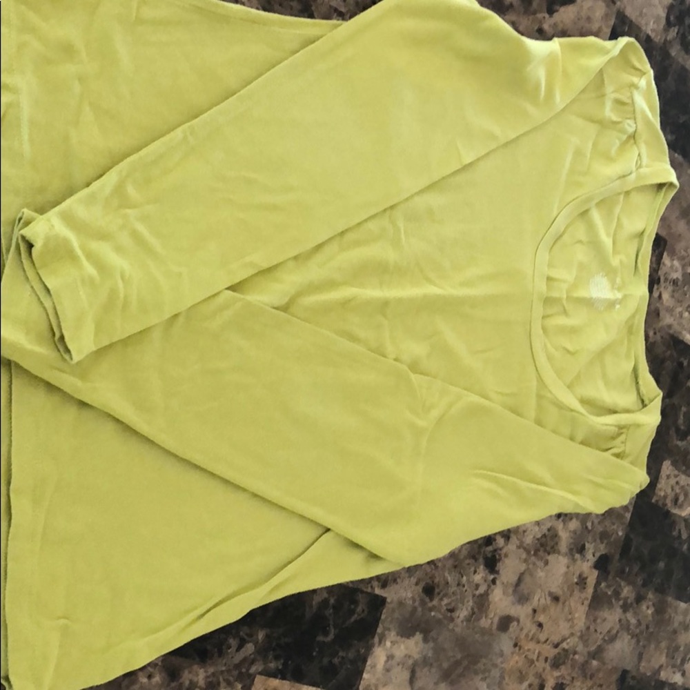 Long sleeve green shirt
